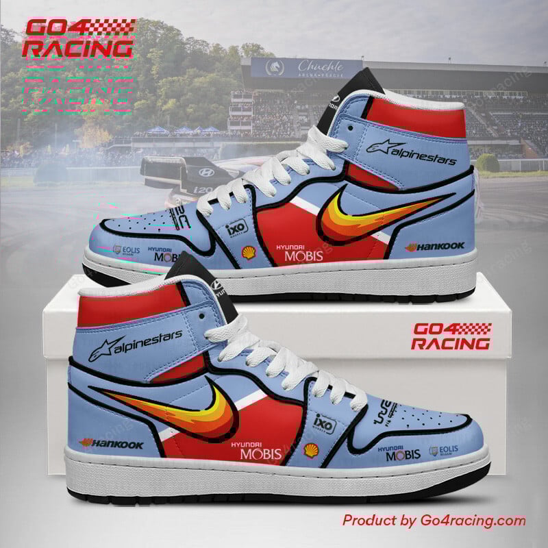 Ideafootwear Hyundai Shell Mobis AJ1 High Sneakers Shoes For Men And Women 1