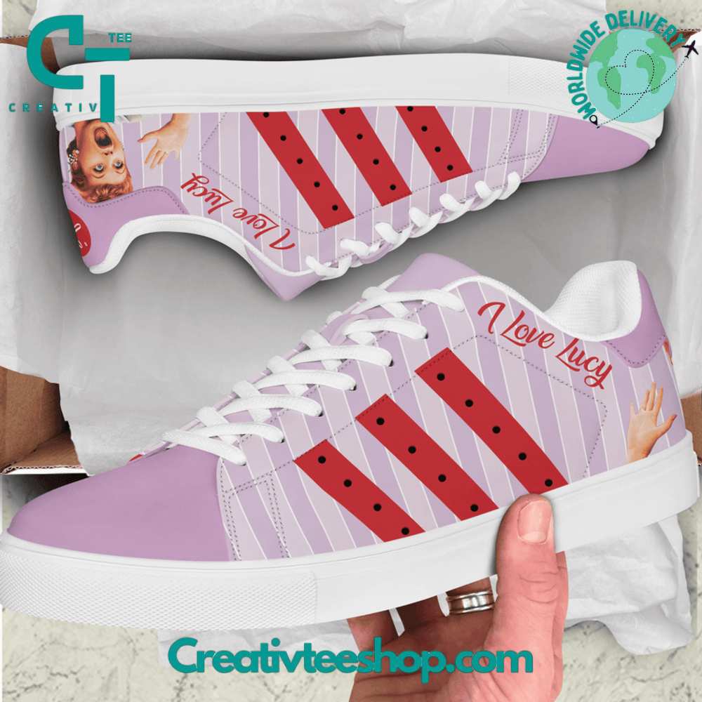 Ideafootwear I Love Lucy  Skate Stan Shoes Sneakes For Men And Women 1