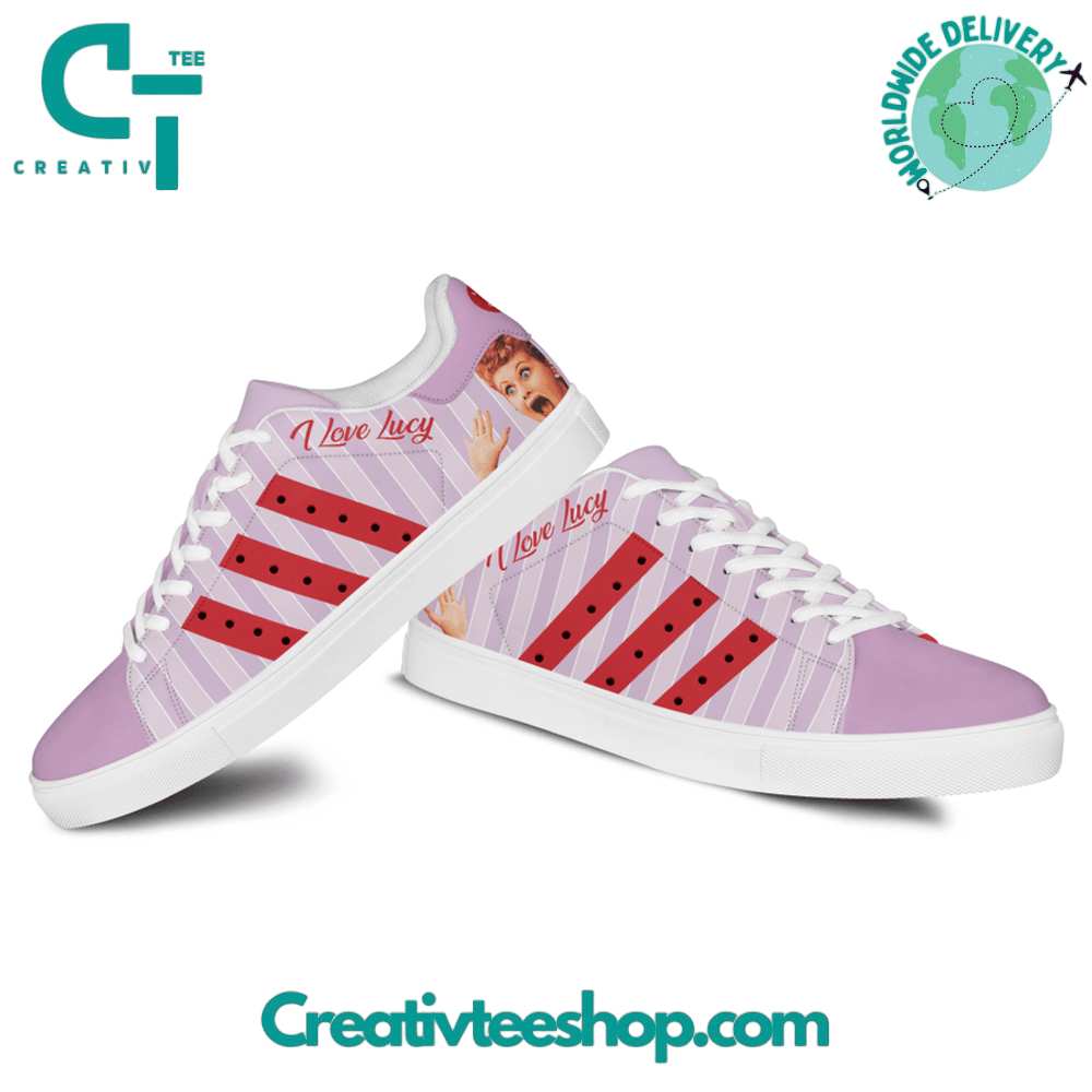 Ideafootwear I Love Lucy  Skate Stan Shoes Sneakes For Men And Women 1