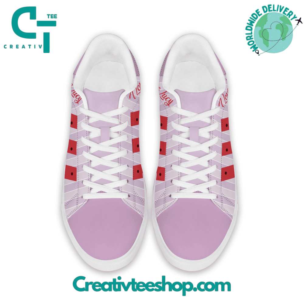 Ideafootwear I Love Lucy  Skate Stan Shoes Sneakes For Men And Women 1