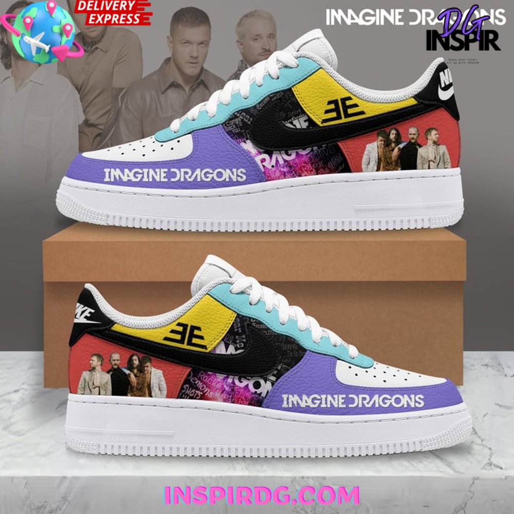 Ideafootwear Imagine Dragons Air Low-Top Sneakers Shoes For Men And Women 2