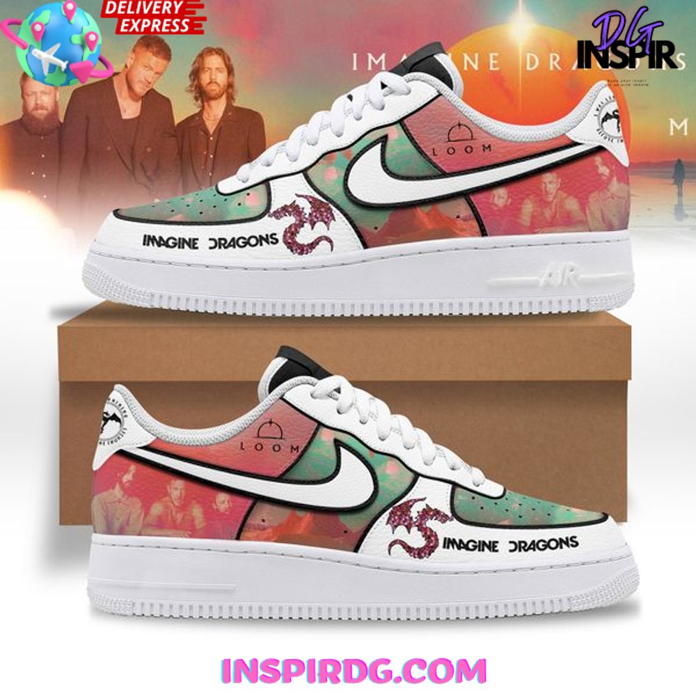 Ideafootwear Imagine Dragons Loom Edition Air Low-Top Sneakers Shoes For Men And Women 1