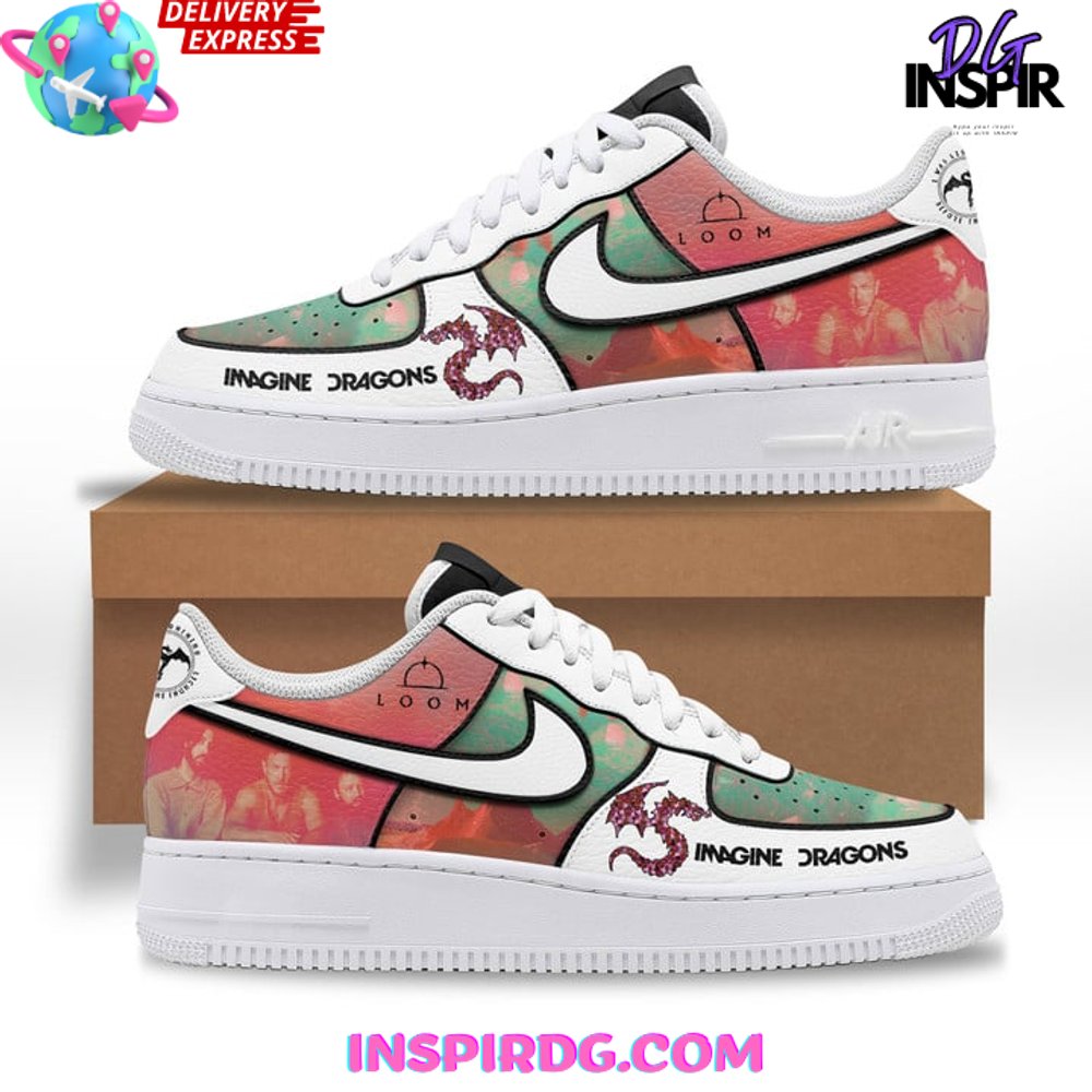 Ideafootwear Imagine Dragons Loom Edition Air Low-Top Sneakers Shoes For Men And Women 1