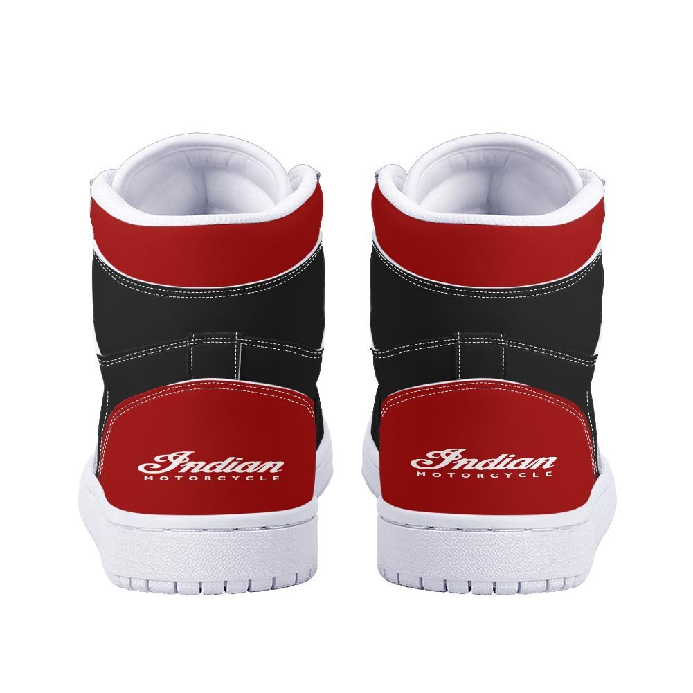 Ideafootwear Indian Motorcycle AJ1 High Sneakers Shoes For Men And Women 1