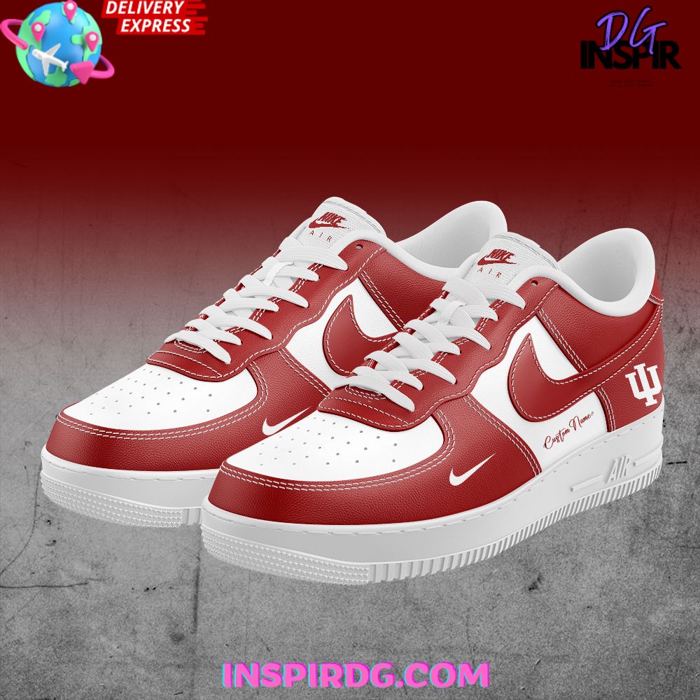Ideafootwear Indiana Hoosiers Air Low-Top Sneakers Shoes For Men And Women 1