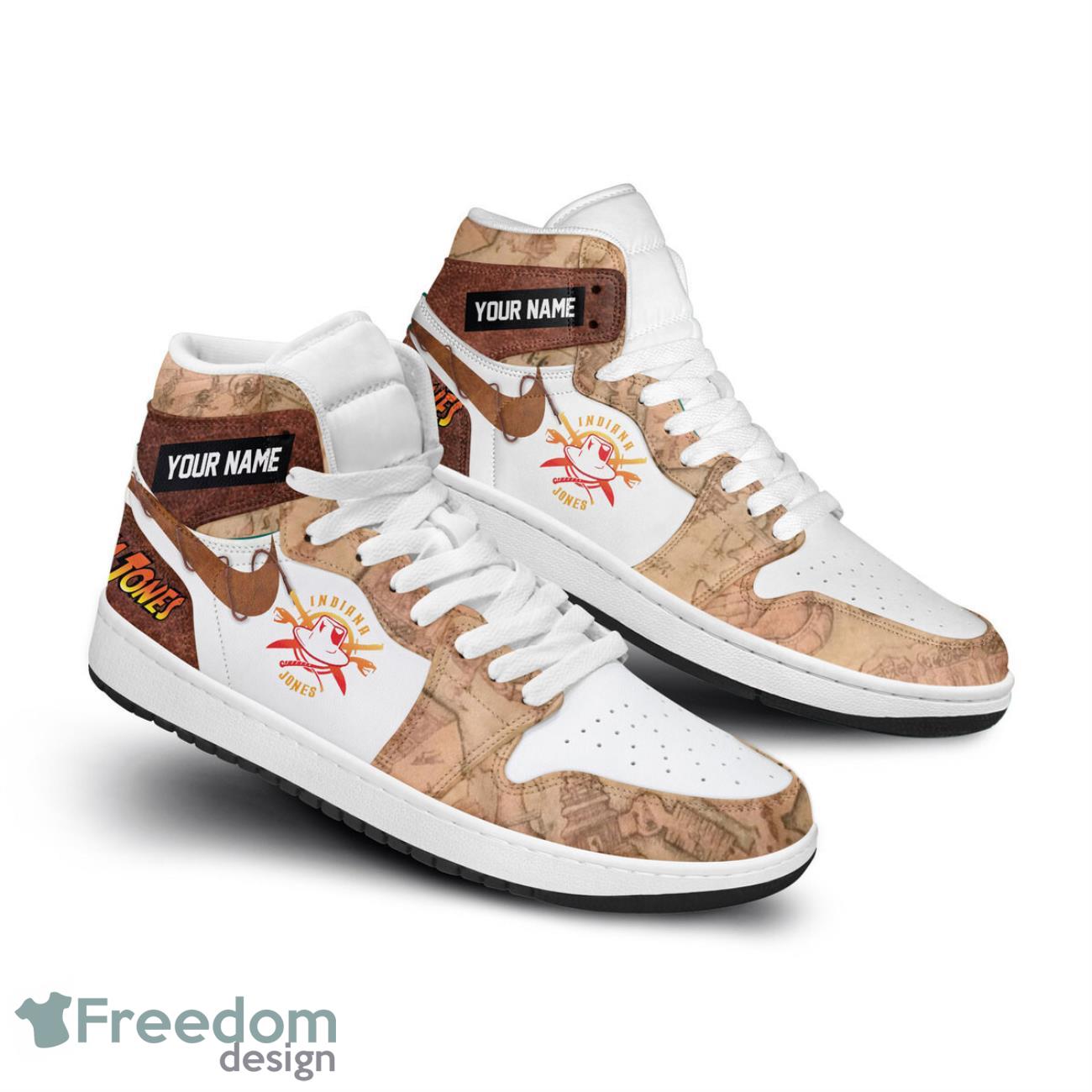 Ideafootwear Indiana Jones AJ1 High Sneakers Shoes For Men And Women 1