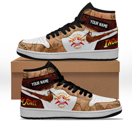 Ideafootwear Indiana Jones AJ1 High Sneakers Shoes For Men And Women 3