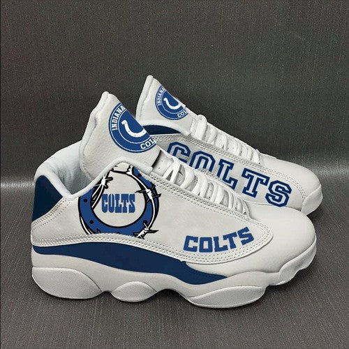 Ideafootwear Indianapolis Colts AJ13 Sneakers Shoes For Men And Women 7