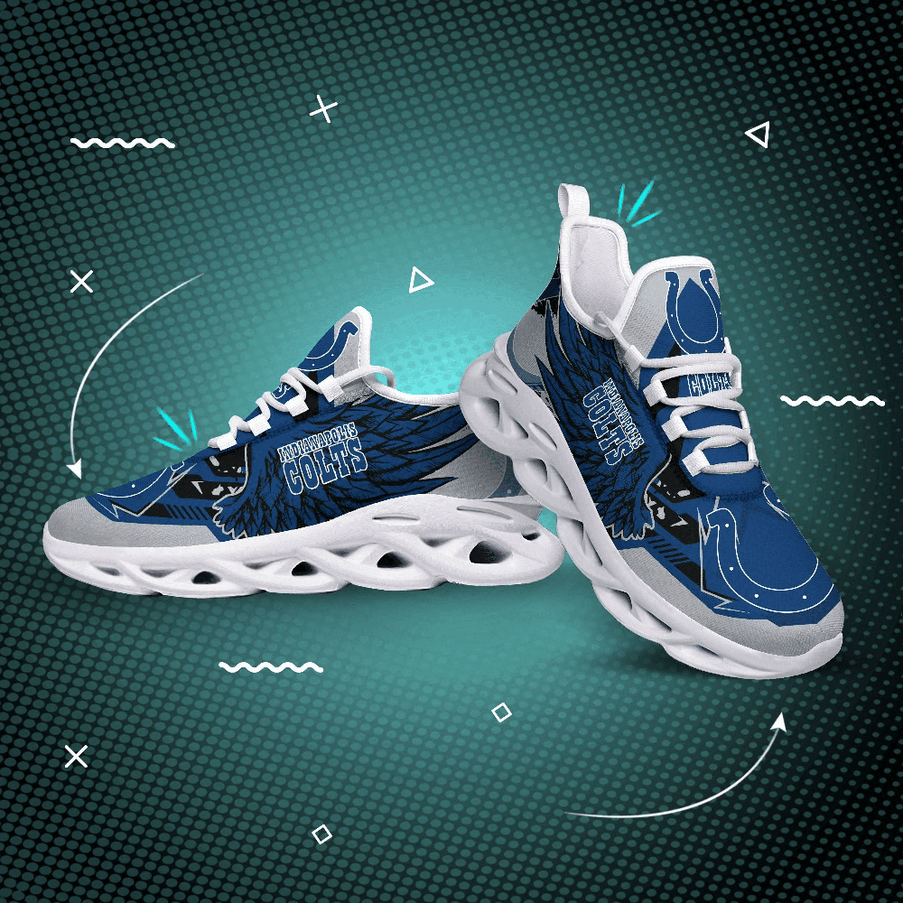Ideafootwear Indianapolis Colts Max Soul Shoes Sneakers For Men And Women 15