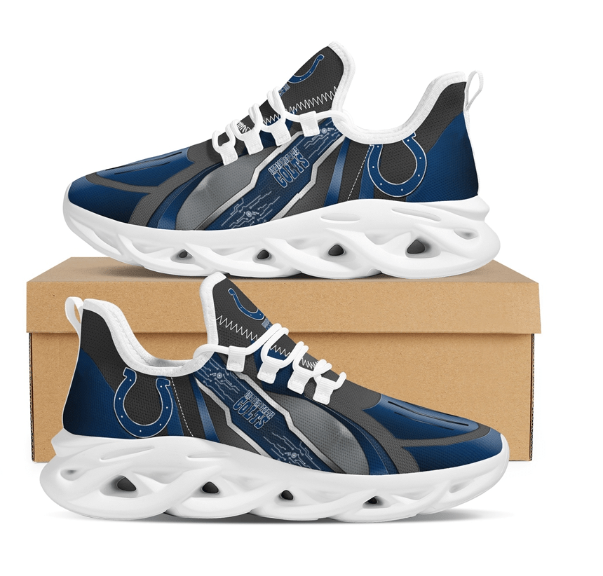 Ideafootwear Indianapolis Colts Max Soul Shoes Sneakers For Men And Women 8