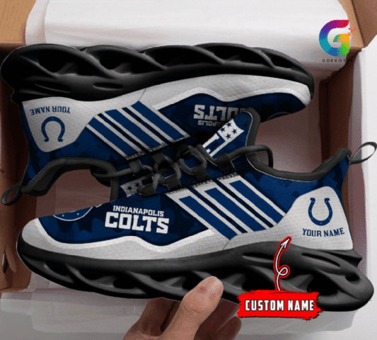 Ideafootwear Indianapolis Colts Max Soul Shoes Sneakers For Men And Women 9