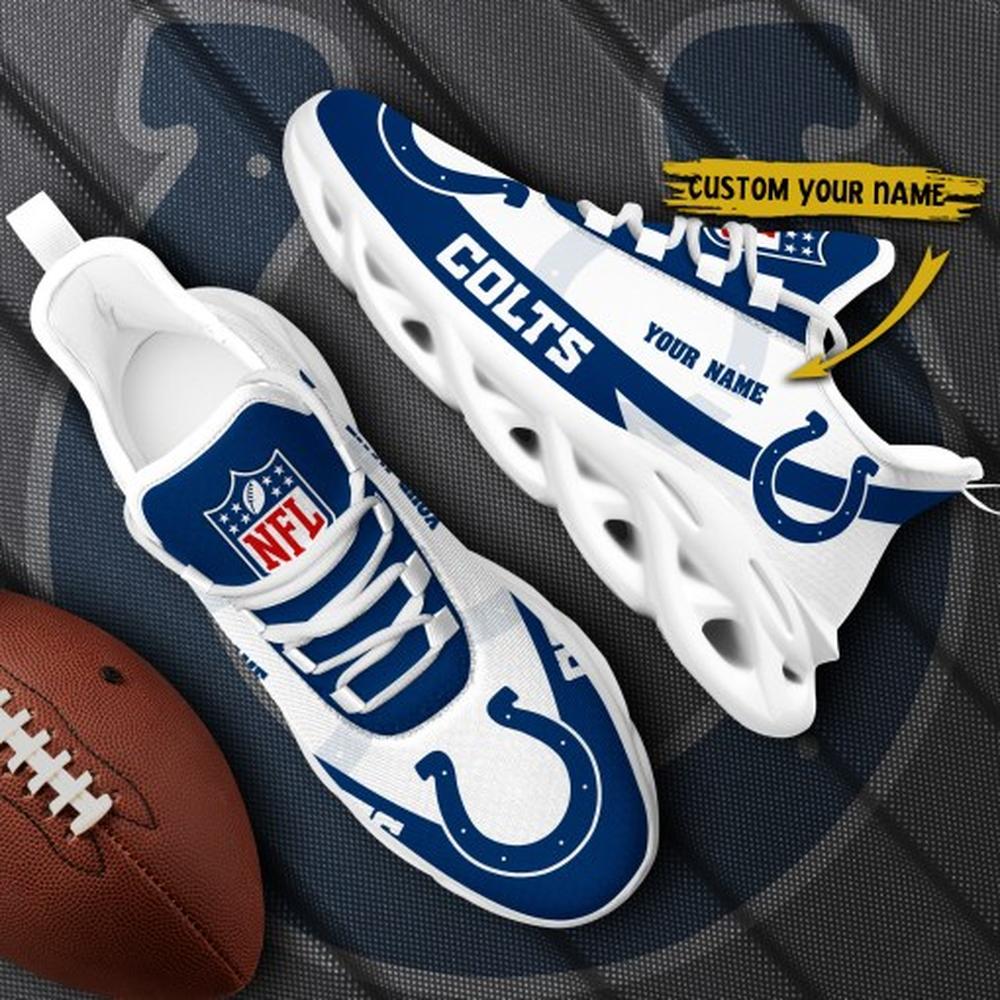 Ideafootwear Indianapolis Colts Max Soul Shoes Sneakers For Men And Women 11