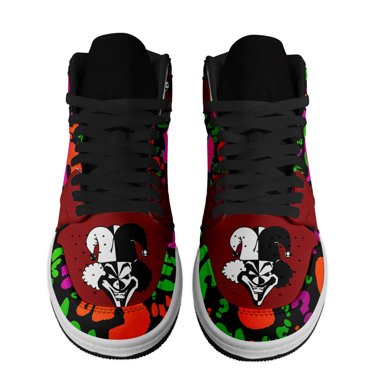 Ideafootwear Insane Clown Posse AJ1 High Sneakers Shoes For Men And Women 1