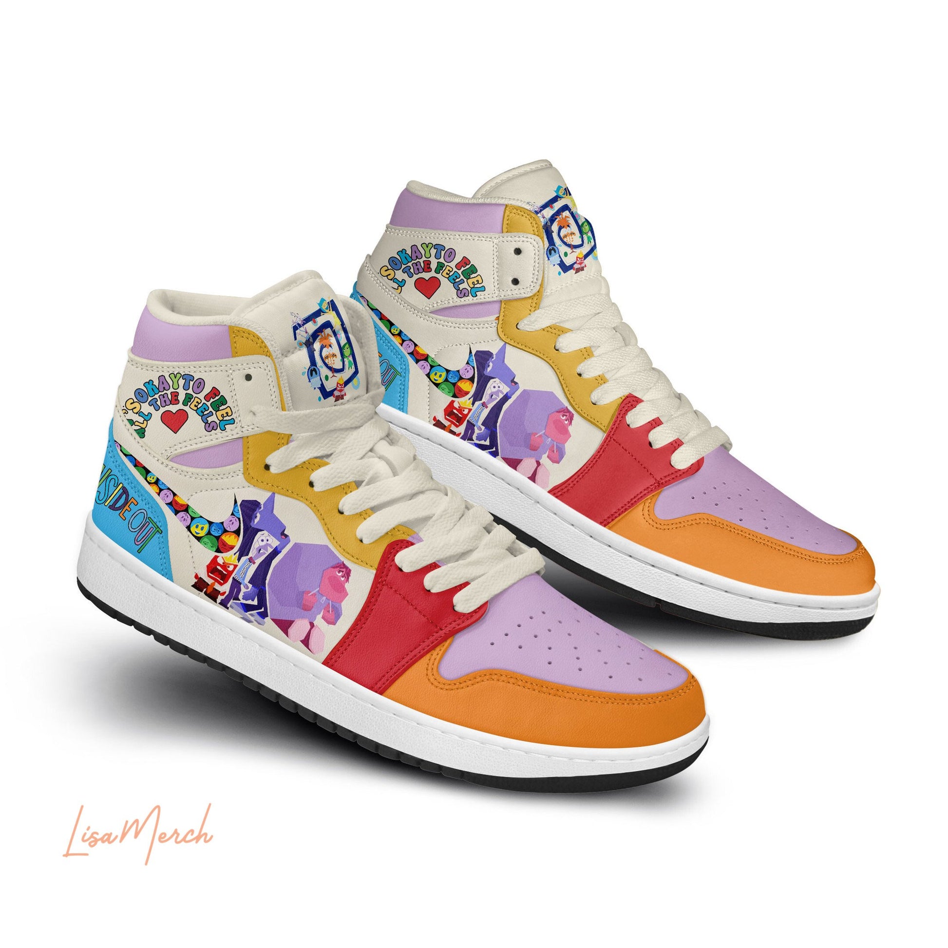 Ideafootwear Inside Out AJ1 High Sneakers Shoes For Men And Women 1