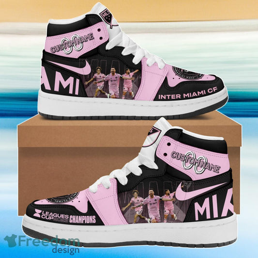 Ideafootwear Inter Miami Leagues AJ1 High Sneakers Shoes For Men And Women 1