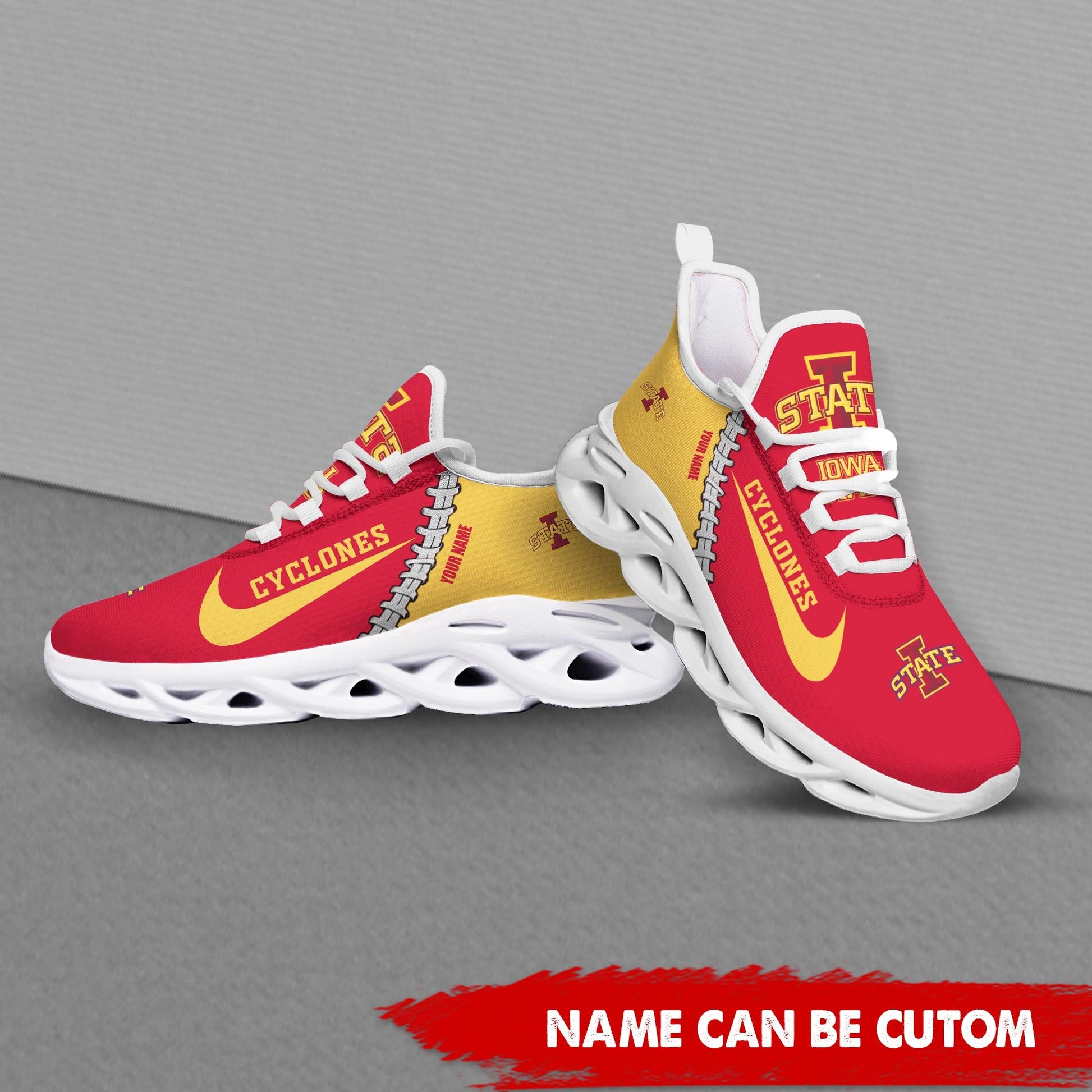 Ideafootwear Iowa State Cyclones Max Soul Shoes Sneakers For Men And Women 2