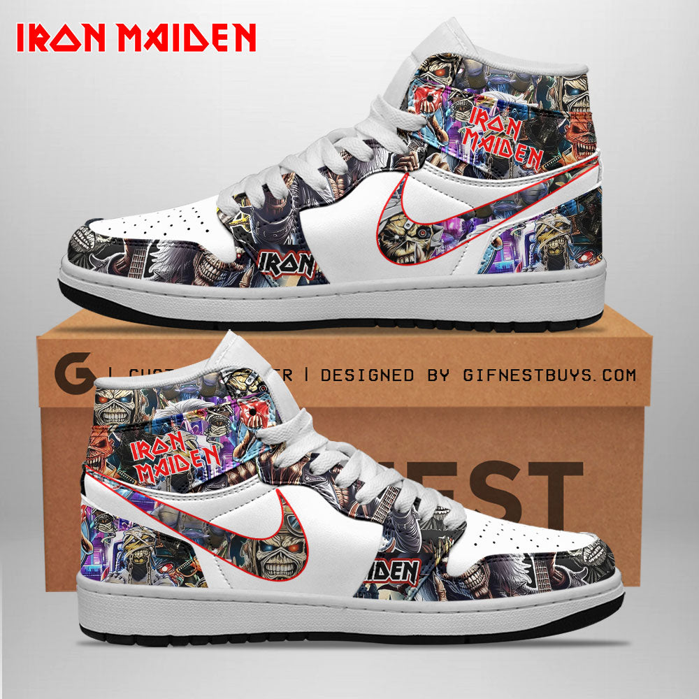 Ideafootwear IRMA Band AJ1 High Sneakers Shoes For Men And Women 3