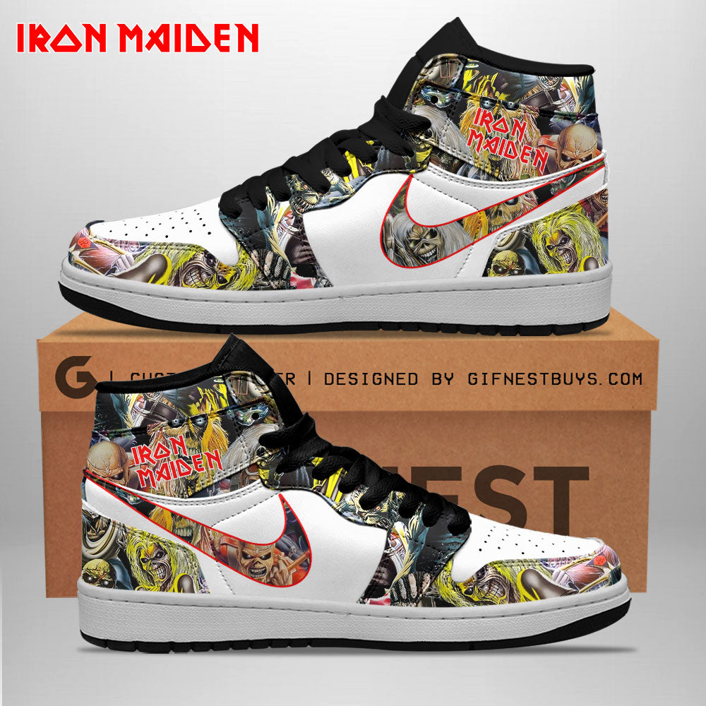 Ideafootwear IRMA Band AJ1 High Sneakers Shoes For Men And Women 2
