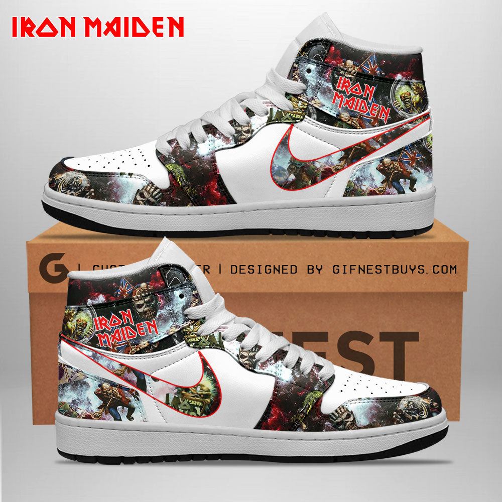 Ideafootwear IRMA Band AJ1 High Sneakers Shoes For Men And Women 1