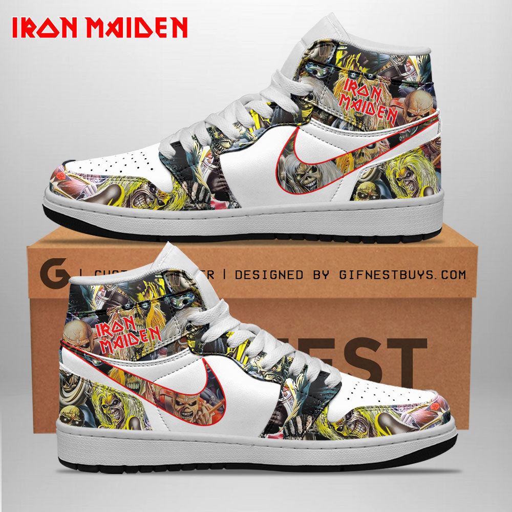 Ideafootwear IRMA Band AJ1 High Sneakers Shoes For Men And Women 2