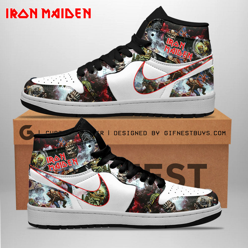 Ideafootwear IRMA Band AJ1 High Sneakers Shoes For Men And Women 1