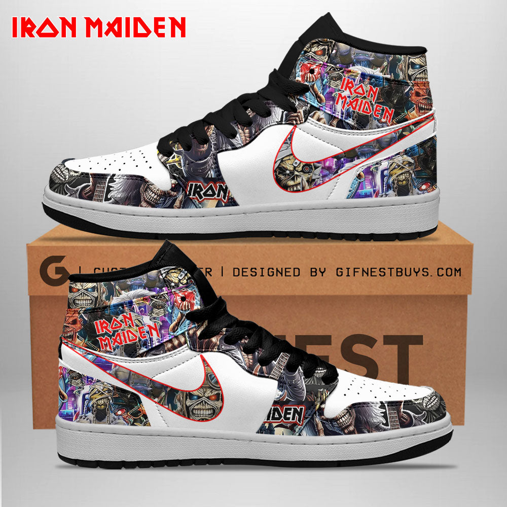 Ideafootwear IRMA Band AJ1 High Sneakers Shoes For Men And Women 3