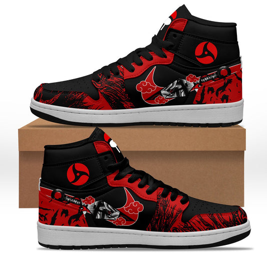 Ideafootwear Itachi Uchiha AJ1 High Sneakers Shoes For Men And Women 2