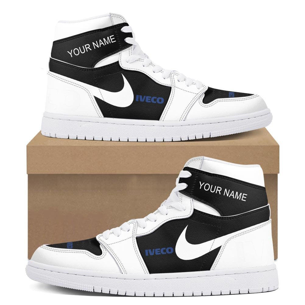 Ideafootwear Iveco AJ1 High Sneakers Shoes For Men And Women 1