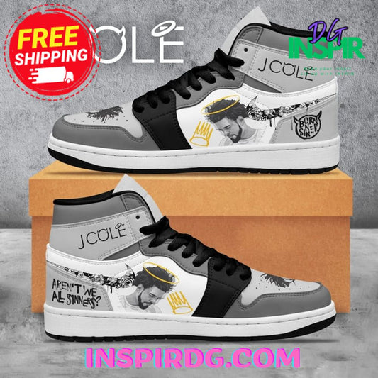 Ideafootwear J Cole "Aren't We All Sinners" AJ1 High Sneakers Shoes For Men And Women 1
