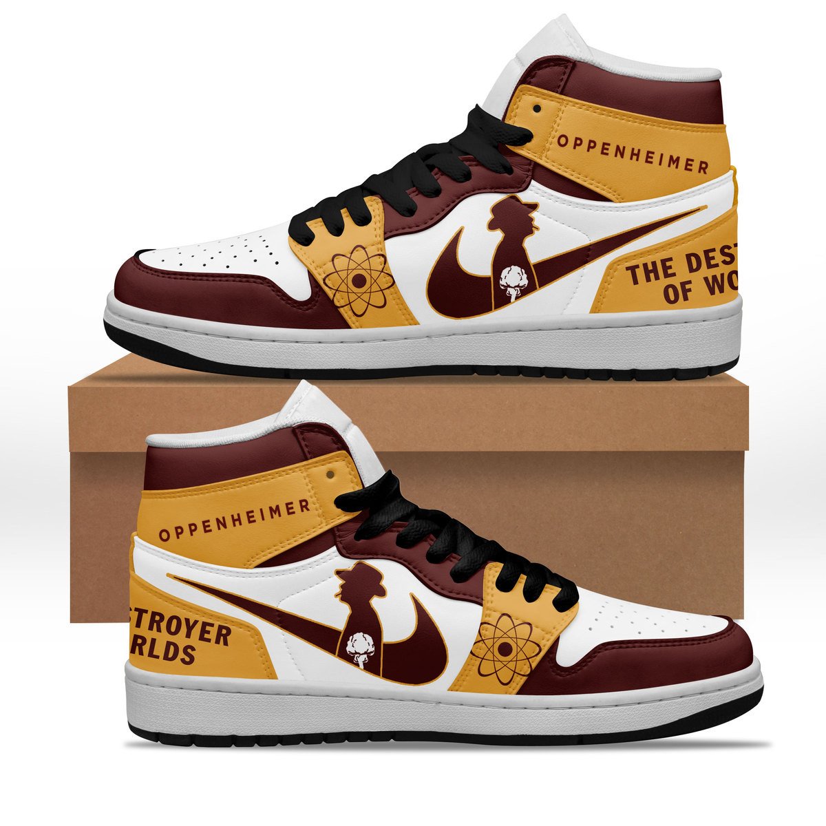 Ideafootwear J. Robert Oppenheimer AJ1 High Sneakers Shoes For Men And Women 1