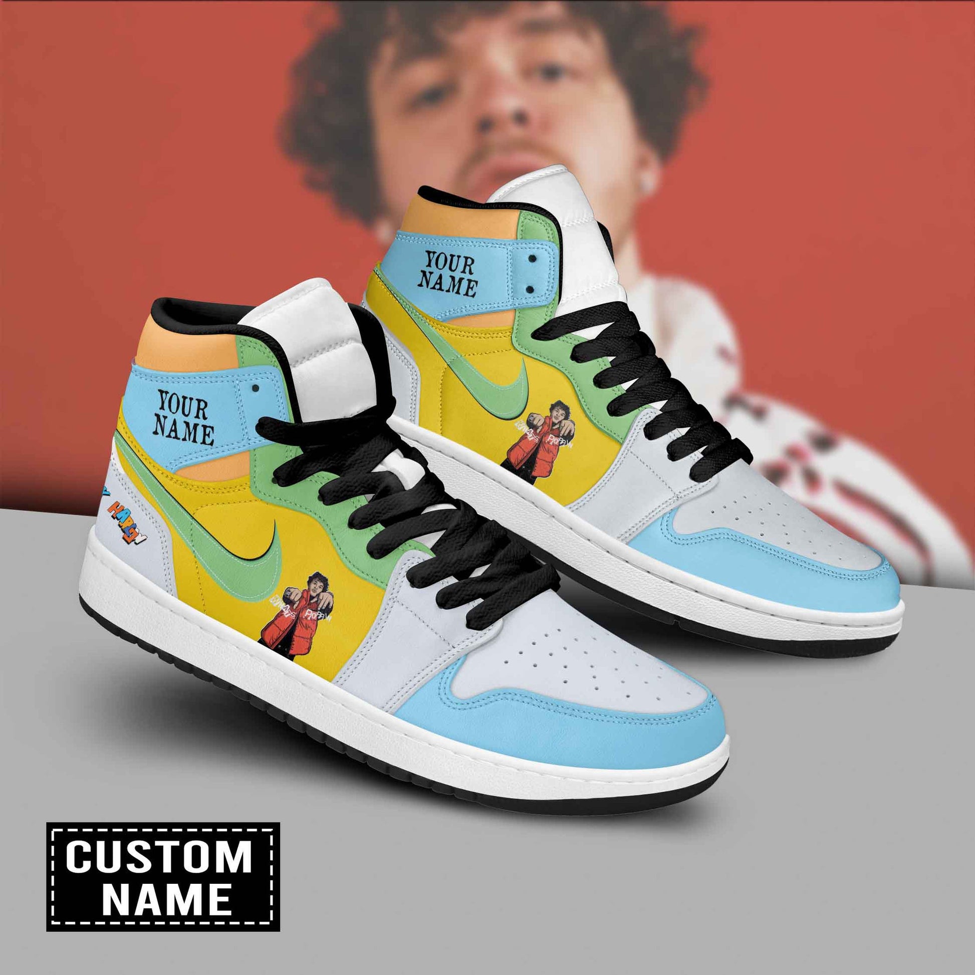 Ideafootwear Jack Harlow AJ1 High Sneakers Shoes For Men And Women 2