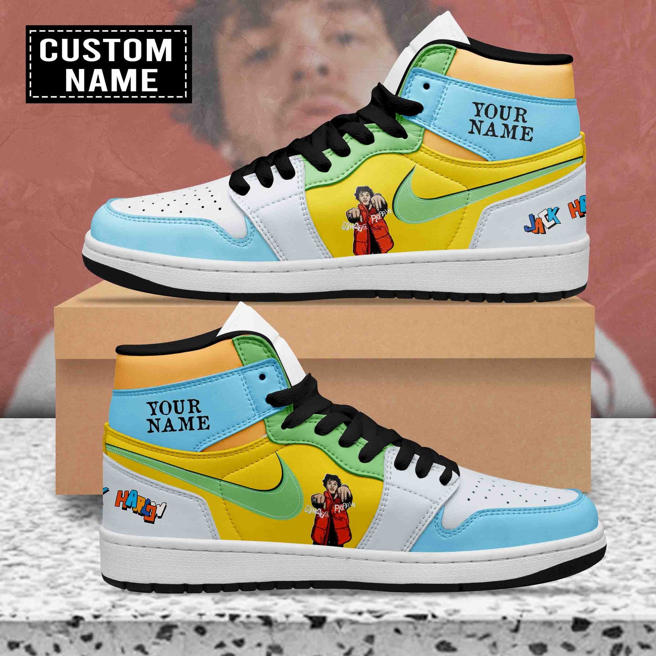 Ideafootwear Jack Harlow AJ1 High Sneakers Shoes For Men And Women 2