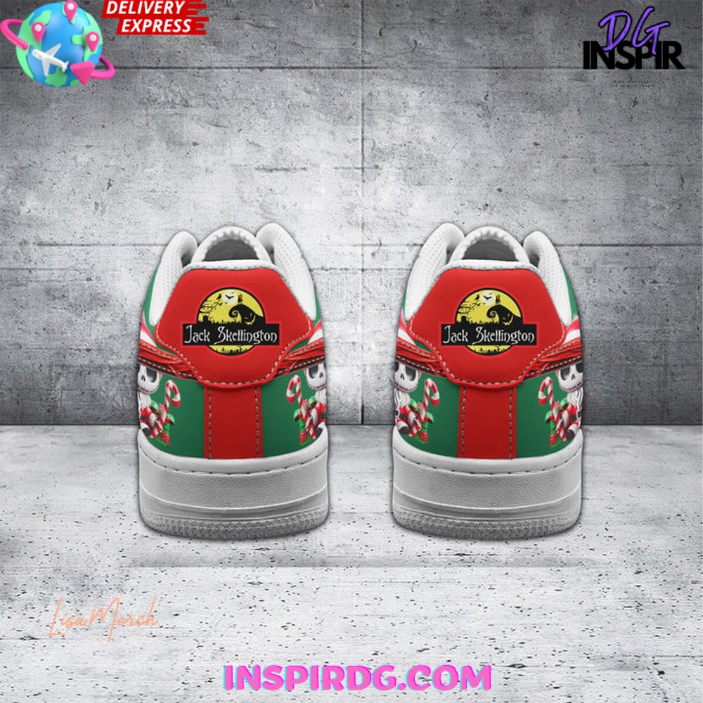 Ideafootwear Jack Skellington Air Low-Top Sneakers Shoes For Men And Women 1