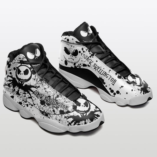 Ideafootwear Jack Skellington AJ13 Sneakers Shoes For Men And Women 4