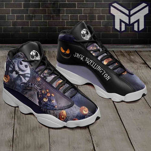 Ideafootwear Jack Skellington AJ13 Sneakers Shoes For Men And Women 2