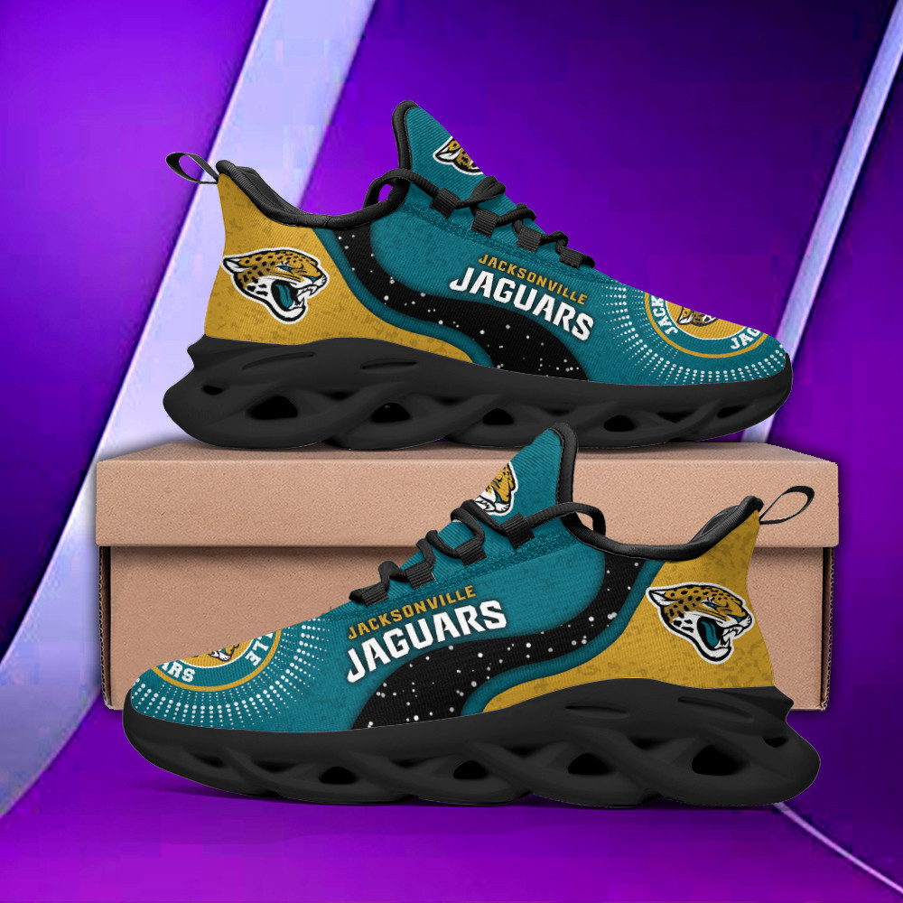 Ideafootwear Jacksonville Jaguars Max Soul Shoes Sneakers For Men And Women 45