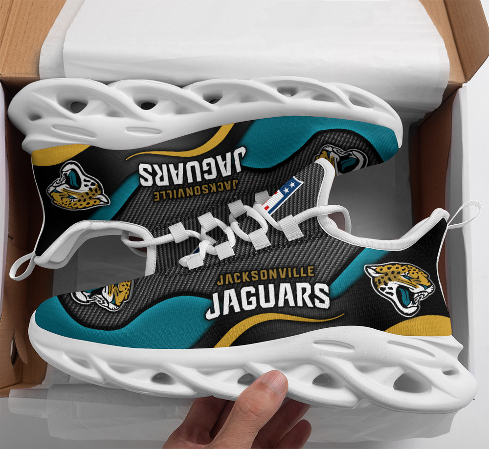 Ideafootwear Jacksonville Jaguars Max Soul Shoes Sneakers For Men And Women 39