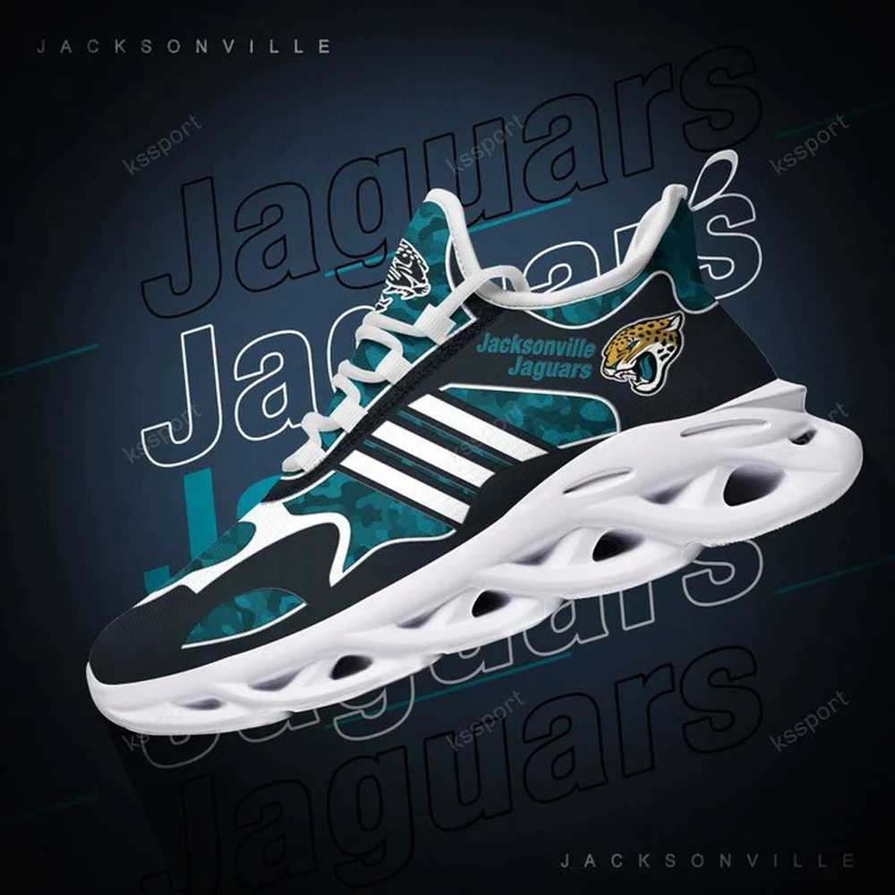 Ideafootwear Jacksonville Jaguars Max Soul Shoes Sneakers For Men And Women 35