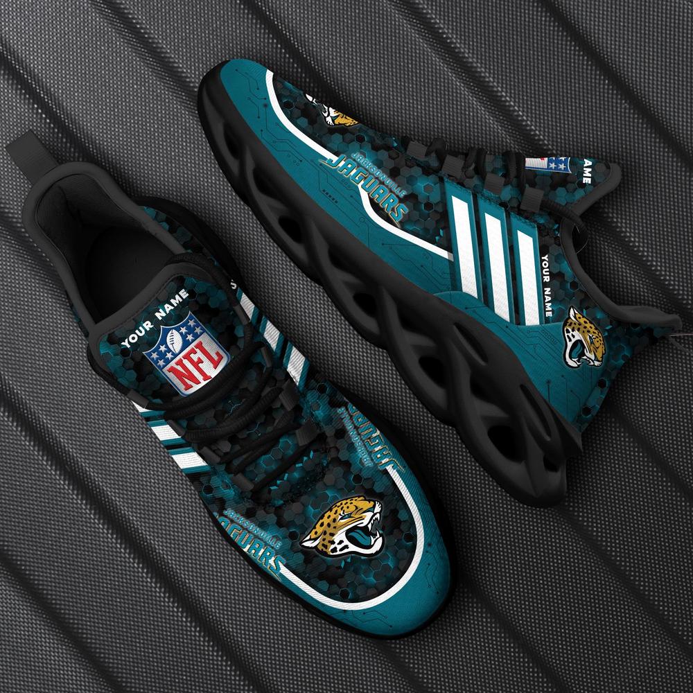 Ideafootwear Jacksonville Jaguars Max Soul Shoes Sneakers For Men And Women 33