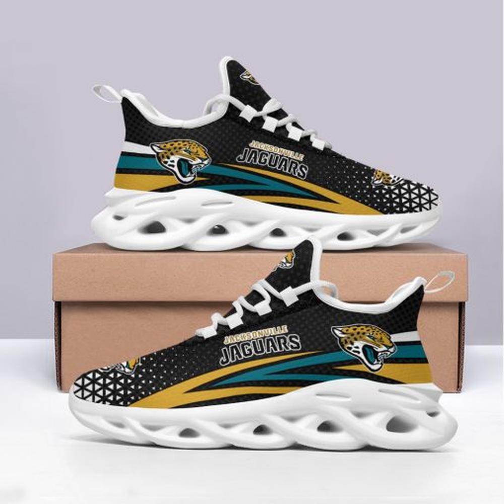 Ideafootwear Jacksonville Jaguars Max Soul Shoes Sneakers For Men And Women 8