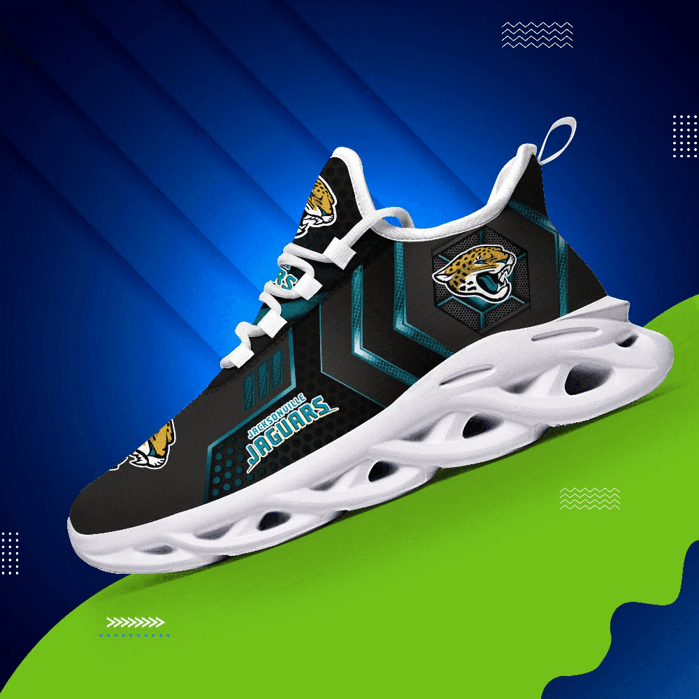 Ideafootwear Jacksonville Jaguars Max Soul Shoes Sneakers For Men And Women 37
