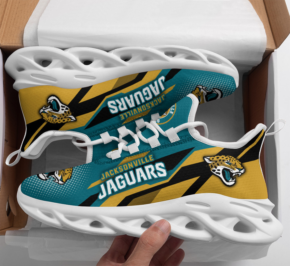 Ideafootwear Jacksonville Jaguars Max Soul Shoes Sneakers For Men And Women 14