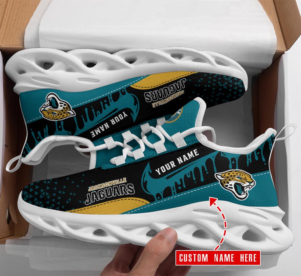 Ideafootwear Jacksonville Jaguars Max Soul Shoes Sneakers For Men And Women 27