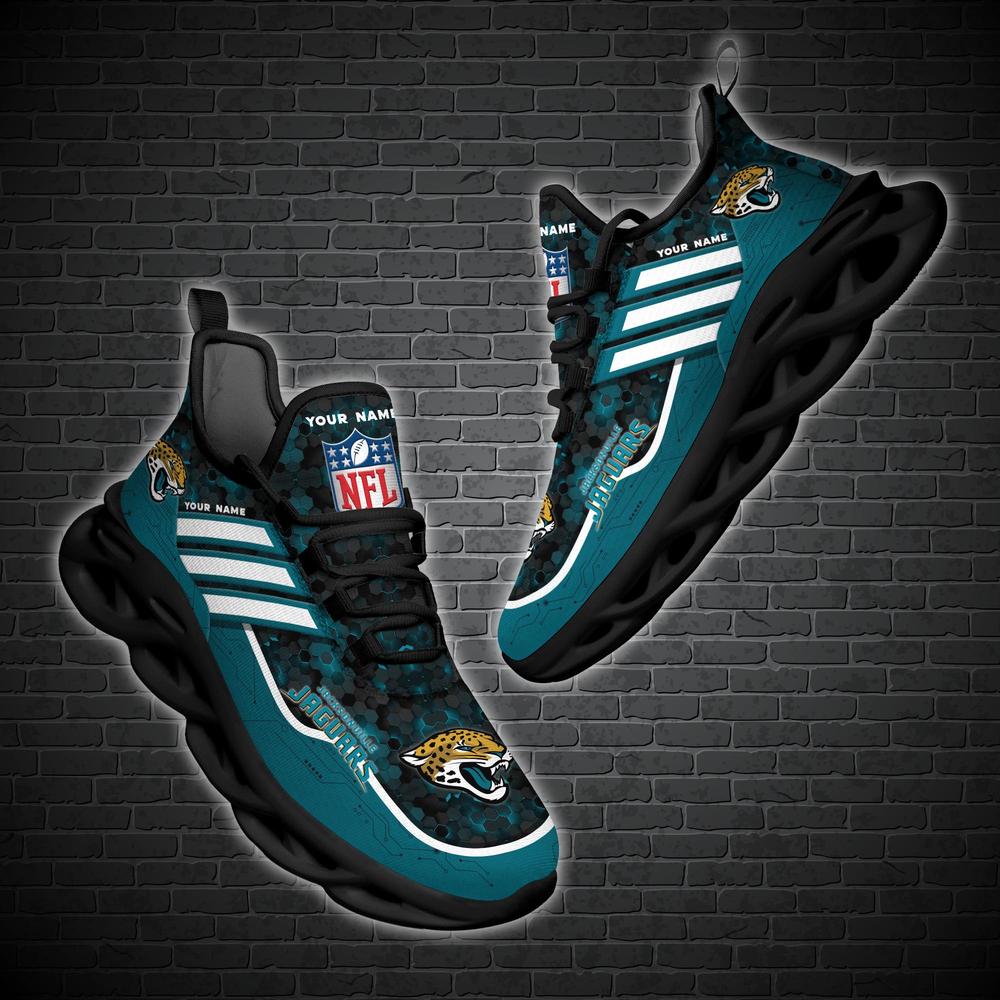 Ideafootwear Jacksonville Jaguars Max Soul Shoes Sneakers For Men And Women 33