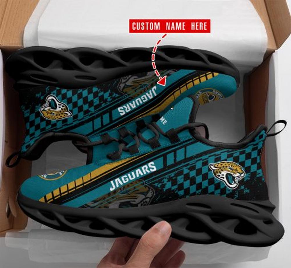 Ideafootwear Jacksonville Jaguars Max Soul Shoes Sneakers For Men And Women 26