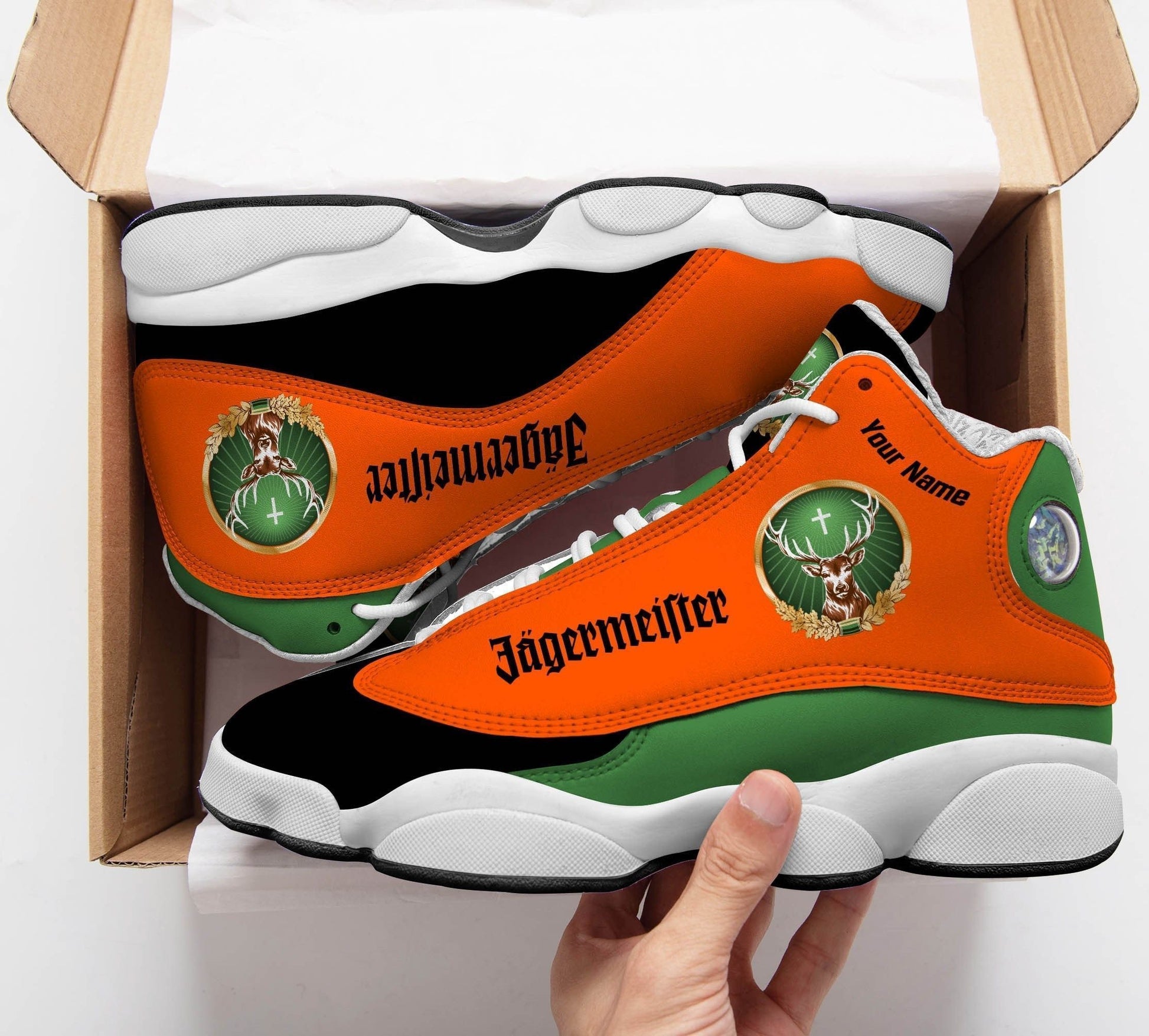 Ideafootwear Jagermeister AJ13 Sneakers Shoes For Men And Women 1