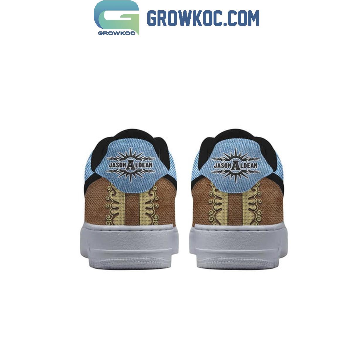 Ideafootwear Jason Aldean Air Low-Top Sneakers Shoes For Men And Women 3