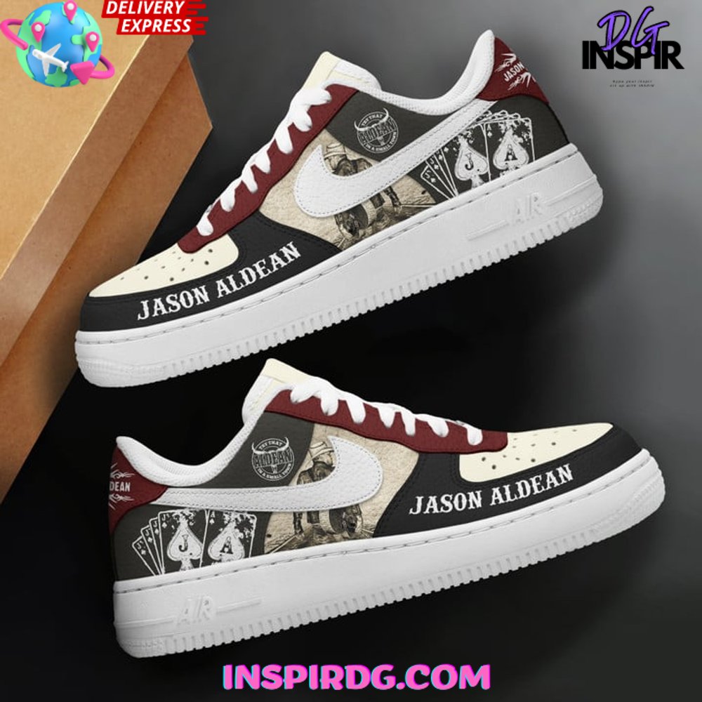 Ideafootwear Jason Aldean Air Low-Top Sneakers Shoes For Men And Women 5