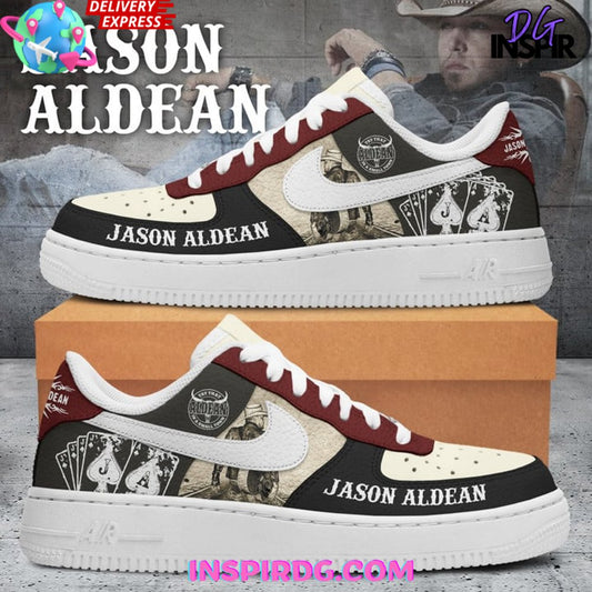 Ideafootwear Jason Aldean Air Low-Top Sneakers Shoes For Men And Women 5