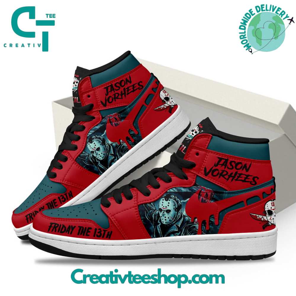 Ideafootwear Jason Voorhees AJ1 High Sneakers Shoes For Men And Women 1